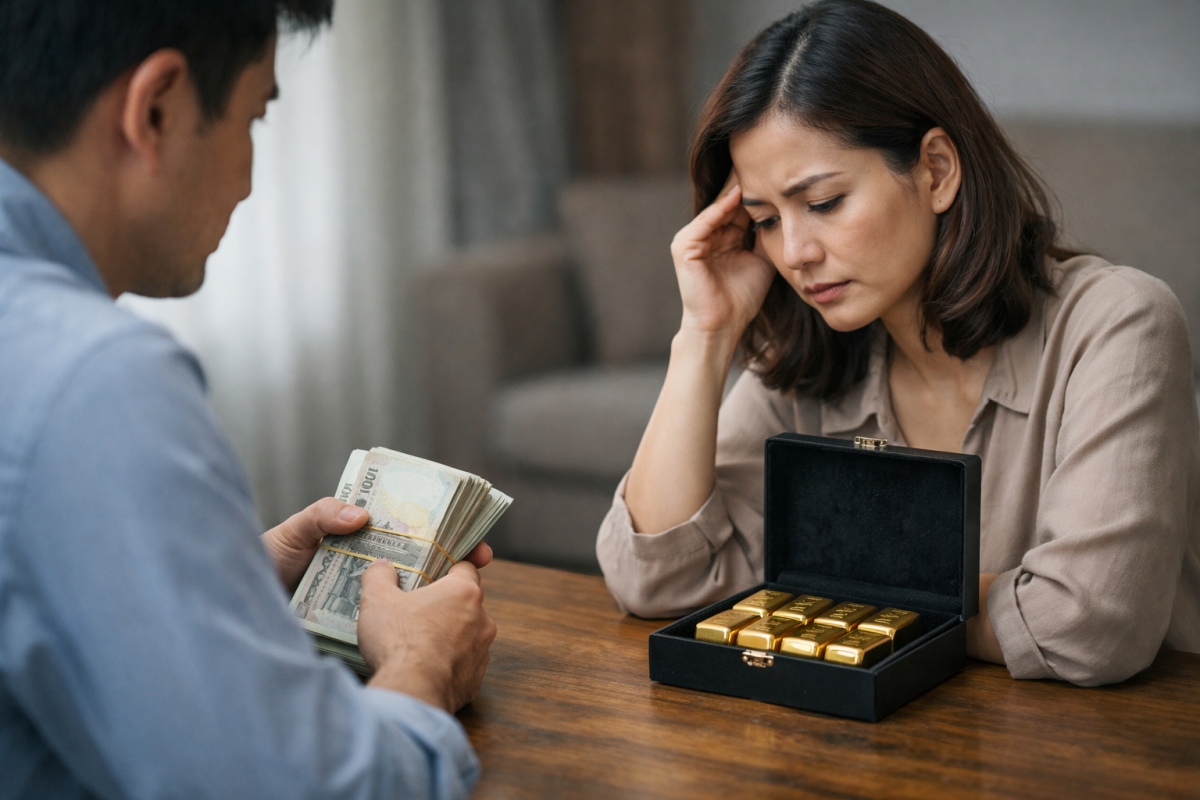 Vay bạn 10 cây vàng cách đây 10 năm, tôi bối rối không biết trả 300 triệu hay 2 tỷ